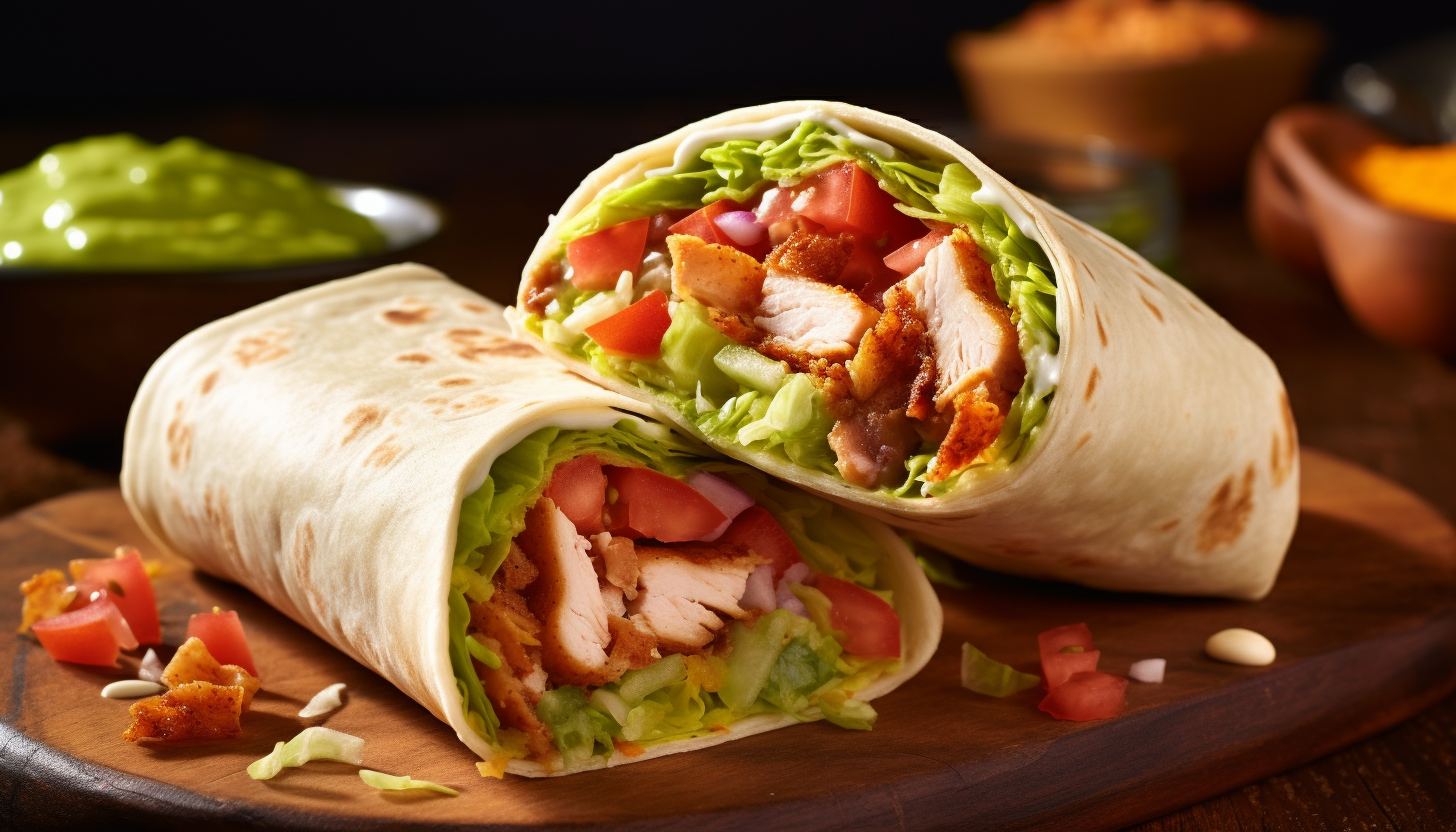 Spicy Chicken Wrap Meal