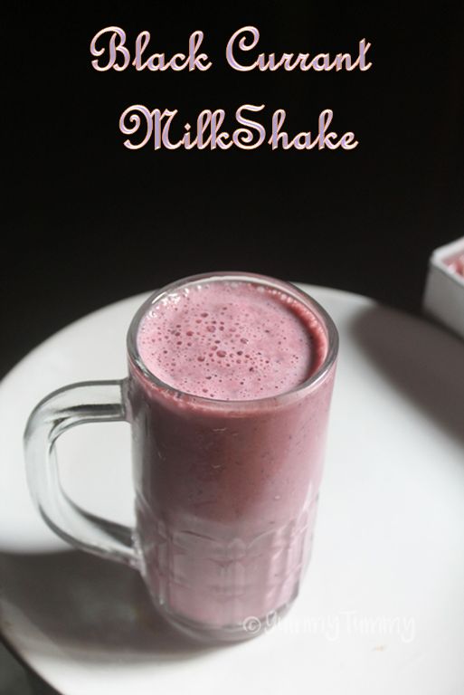 Blackcurrant Milkshake