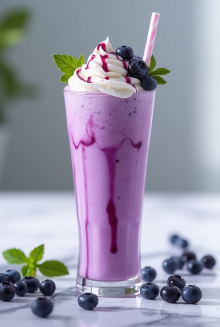Blueberry Kulfi Shake