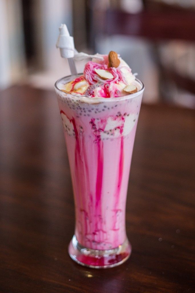 Rose Milk with Icecream