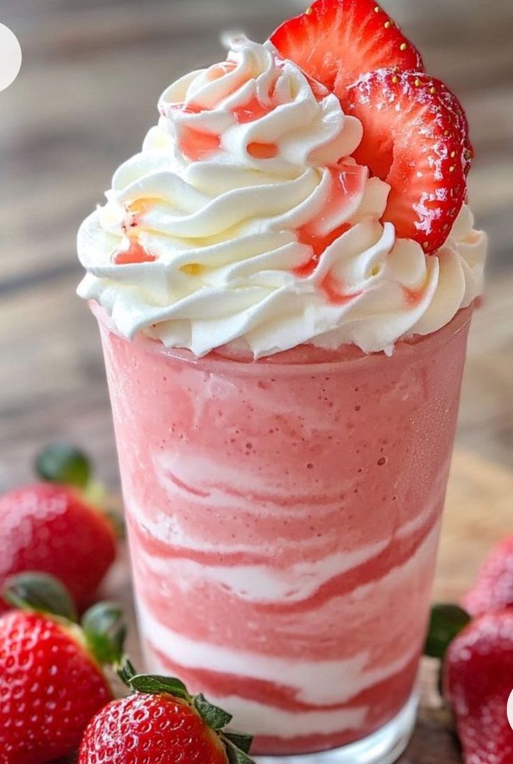 Strawberry Kulfi Shake