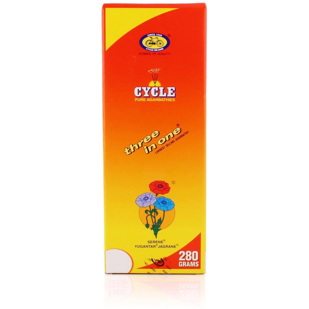 Cycle 3 in 1 Pure Agarbatti - Serene 280g Pack