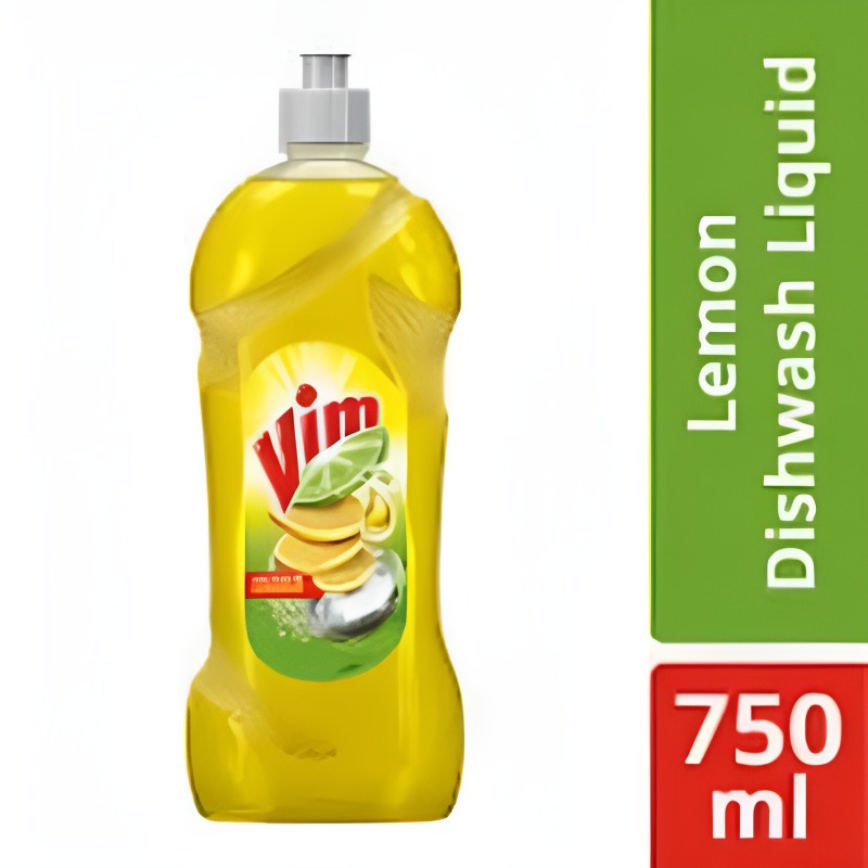 Vim Dishwash Liquid Lemon (750 ml)
