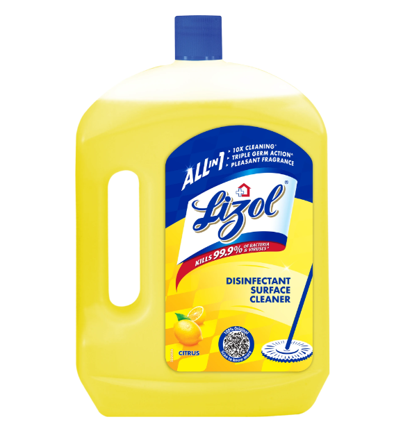 Lizol Disinfectant Surface Cleaner Lemon (975 ml)