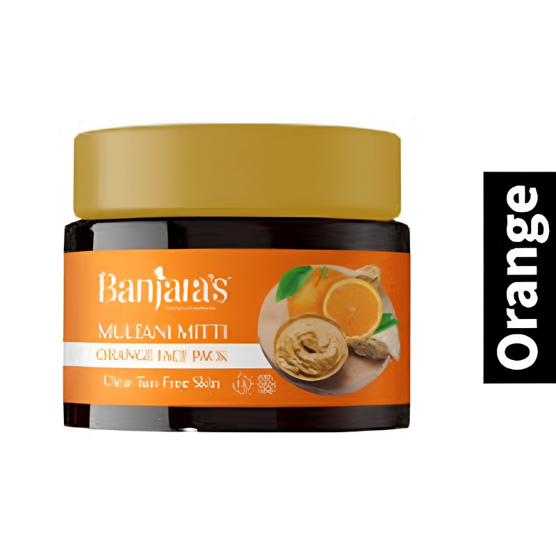 Banjaras multani mitti orange face pack(100 g)