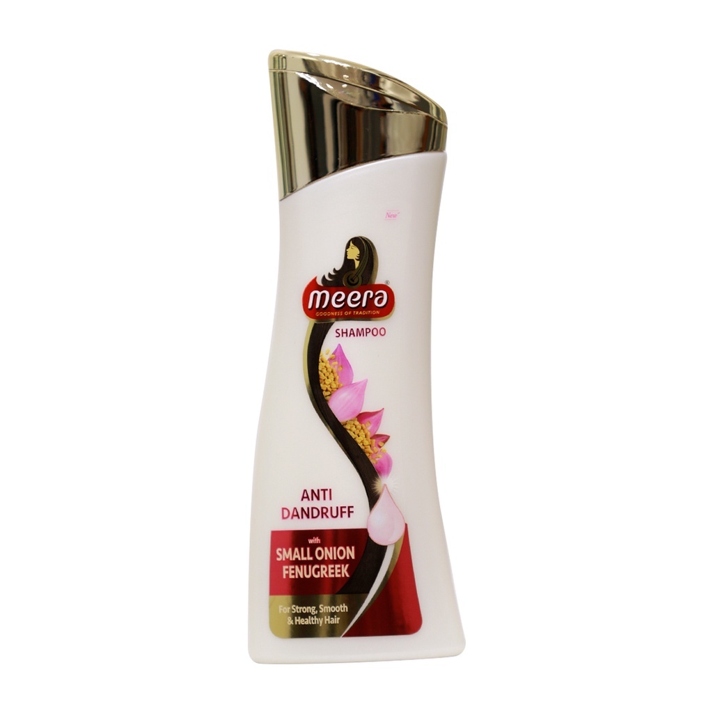 meera anti dandruff shampoo (180ml small onion & fenugreek)