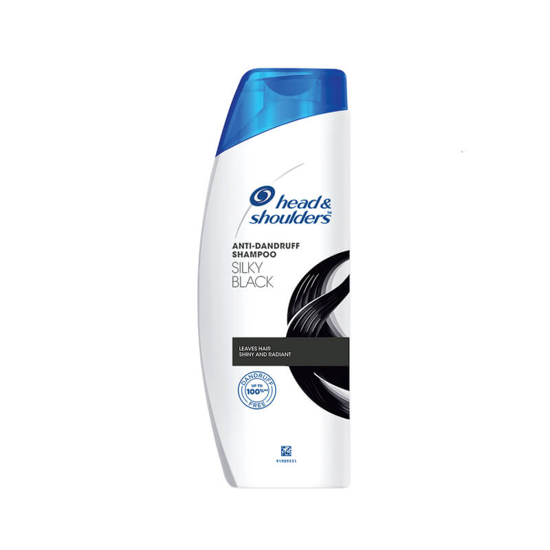 head & shoulders(180mlanti dandruff  silky black shampoo )