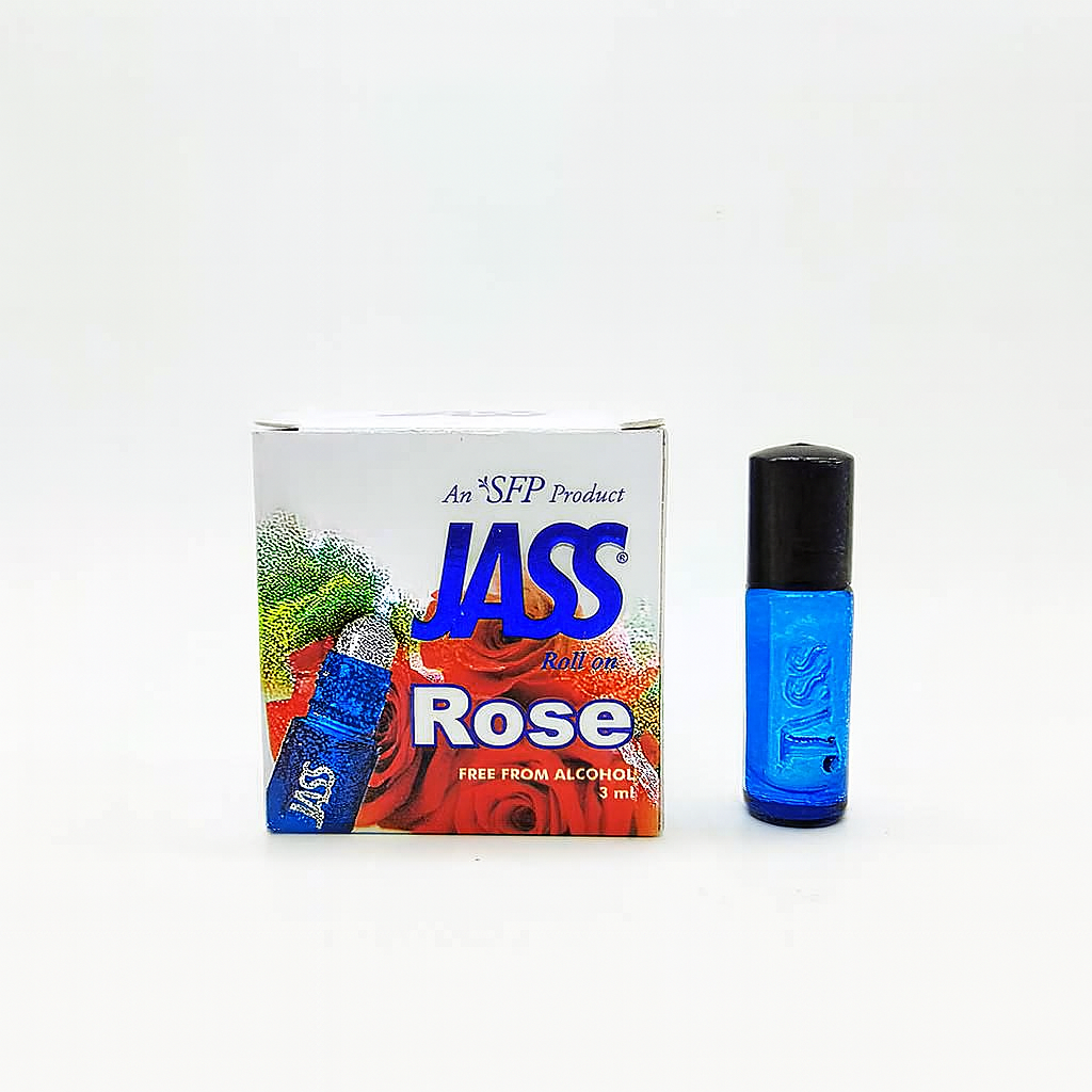 Jass Rose Attar - 3ml Roll On - Free from Alcohol