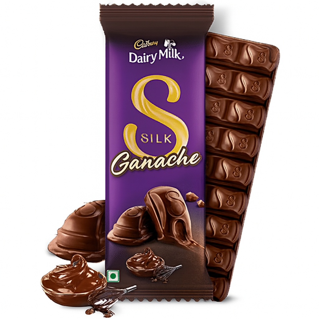 Dairy Milk Silk  Ganache 58gm  (chocolate )