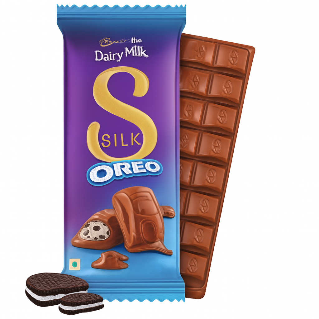 Dairy Milk Silk Oreo 124gm  (chocolate )
