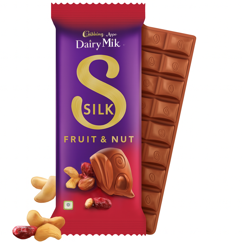 Dairy Milk Silk Fruit & nut 129gm  (chocolate )