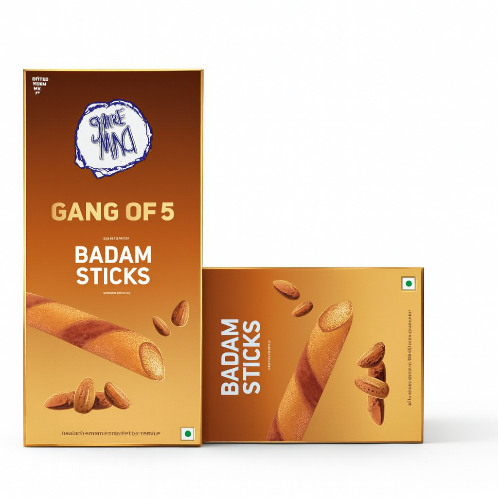 Gang of 5 Badam Sticks 62.5gm (chocolate)