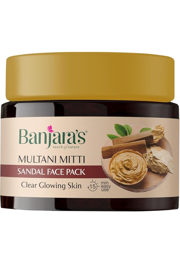 Banjaras multani mitti sandal face pack(100 g)