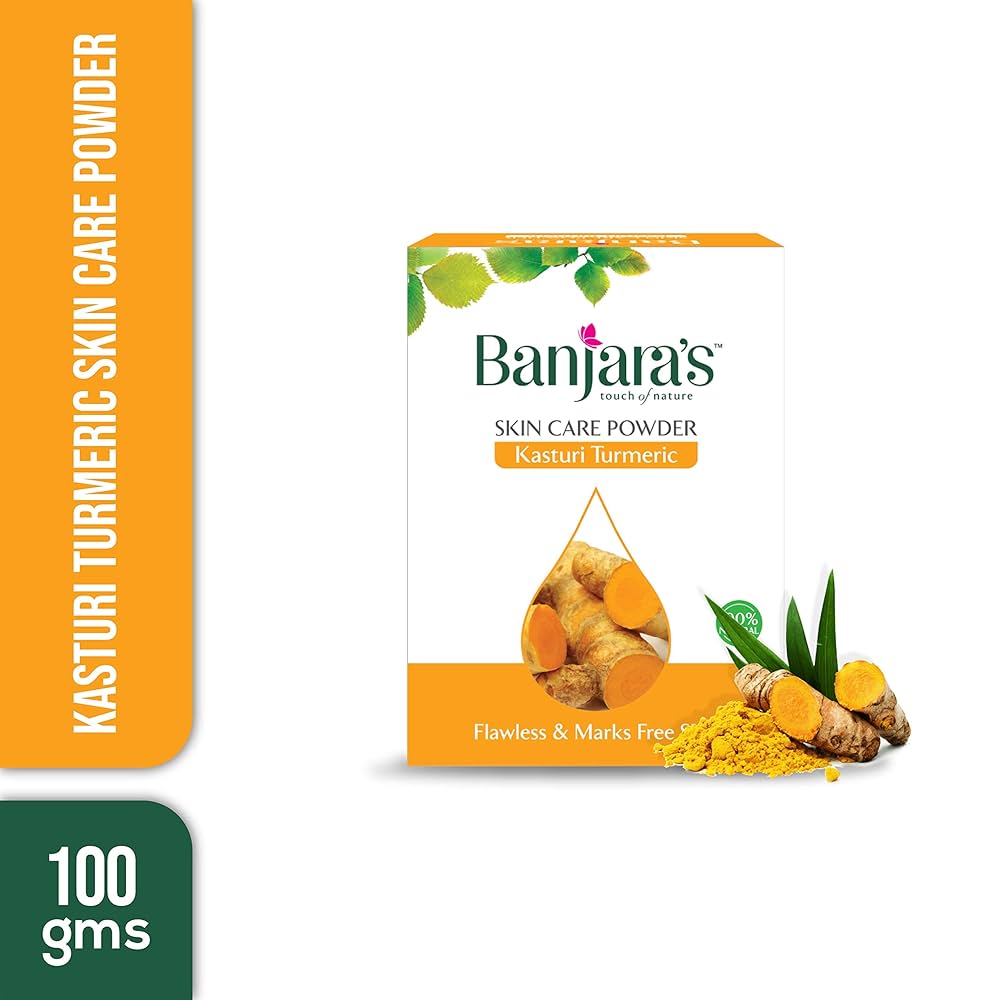 Banjaras skin care powder kasturi turmeric (100 g)