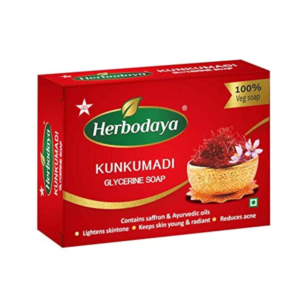 Herbodaya Kunkumadi Glycerine Soap (125 g)