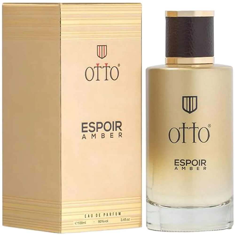 OTTO Eau De Perfume - Espoir Amber, Long-Lasting Fragrance, 100 ml