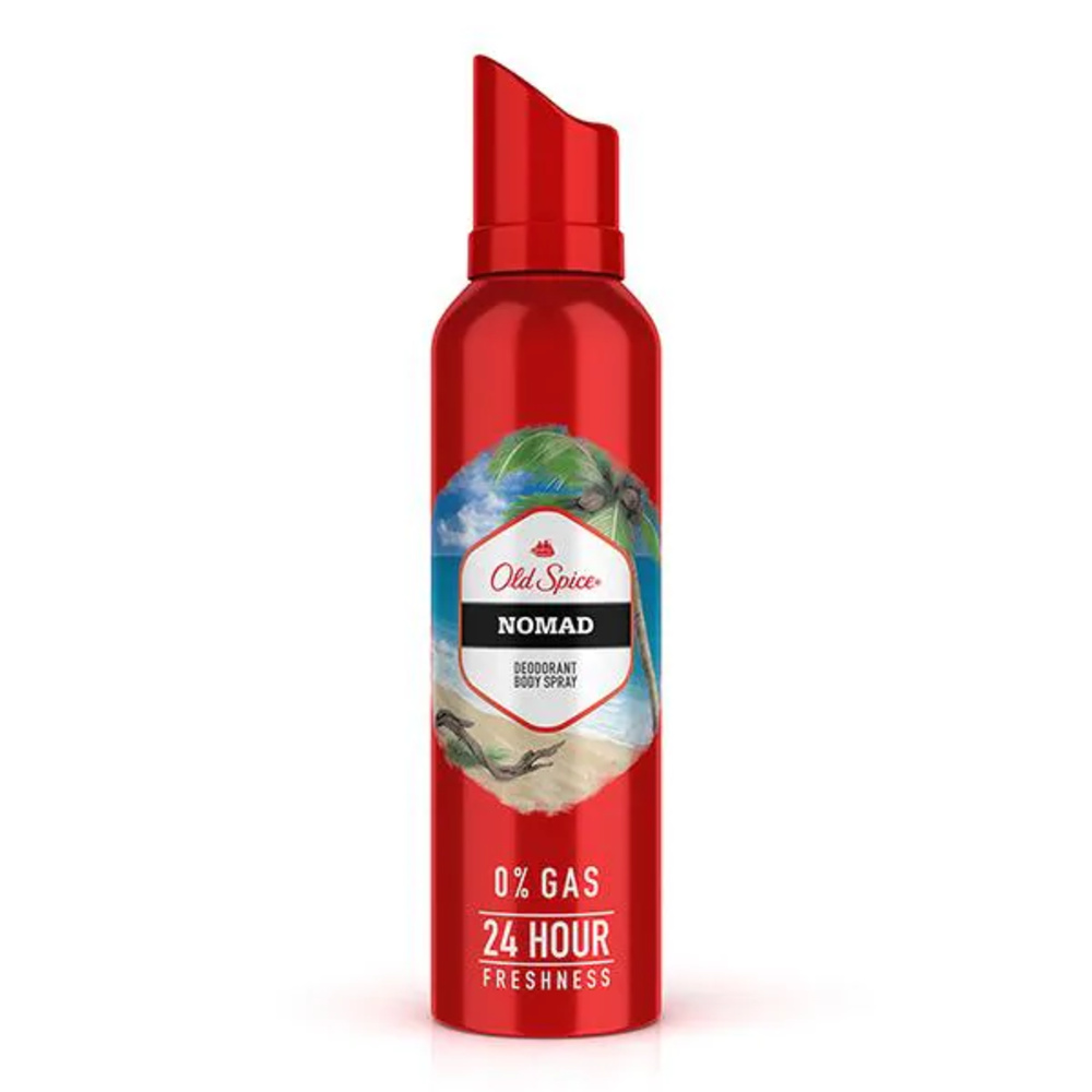 Old Spice Nomad No Gas Deodorant Body Spray Perfume for Men, 140 ml