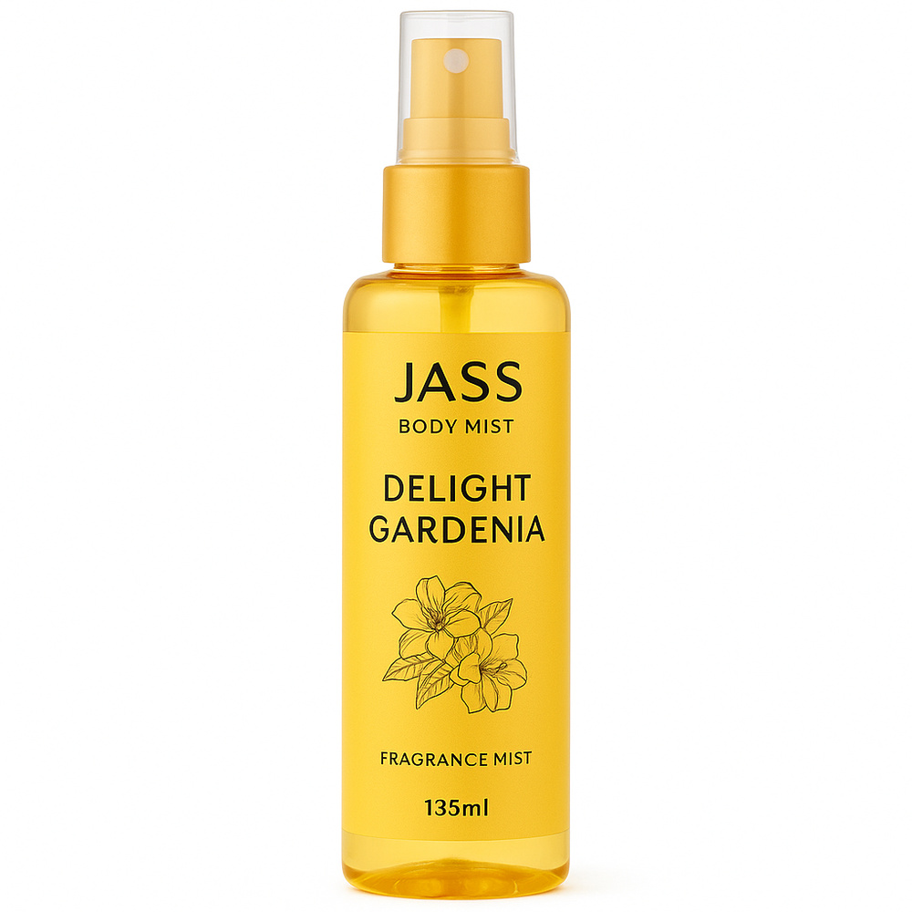 JASS Body Mist Delight Gardenia yellow bottle- 135ML