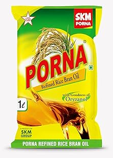 SKM Porna Refined Rice Bran Oil 1L