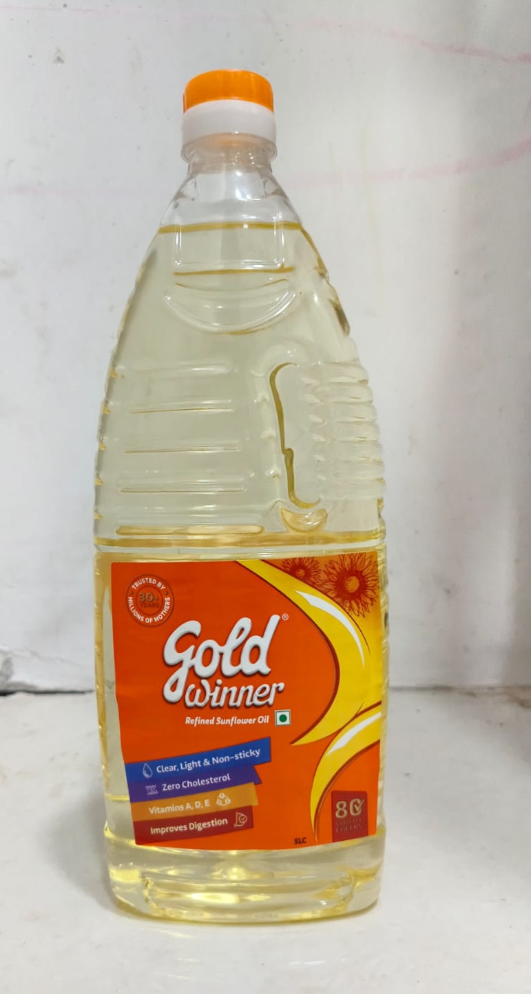 gold winner refined sunflower oil 1 l