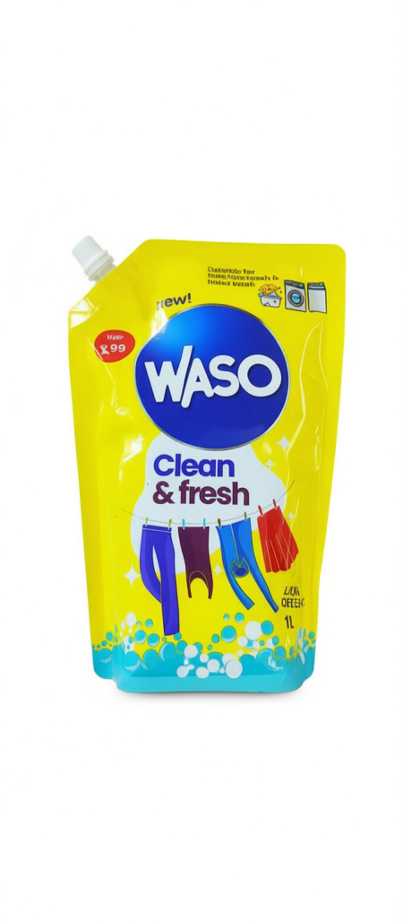 Waso clean & fresh 1L Liquid detergent