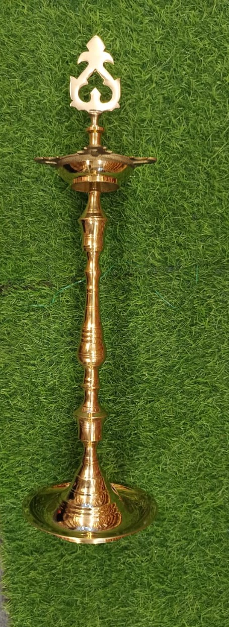 Pure Brass L/W Vilakku (No 18)