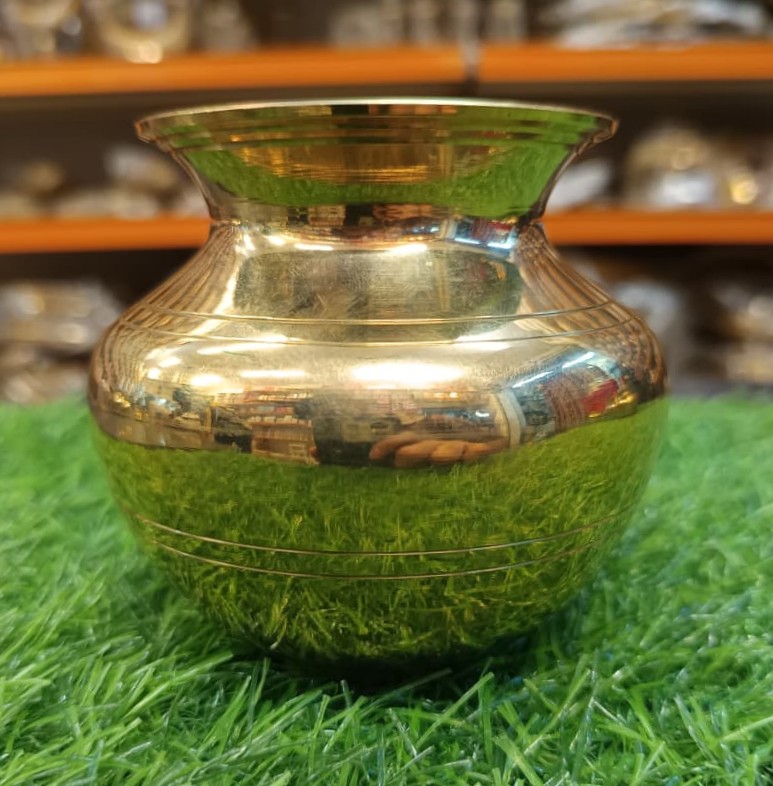 Brass heavy plain lotta (No 2)