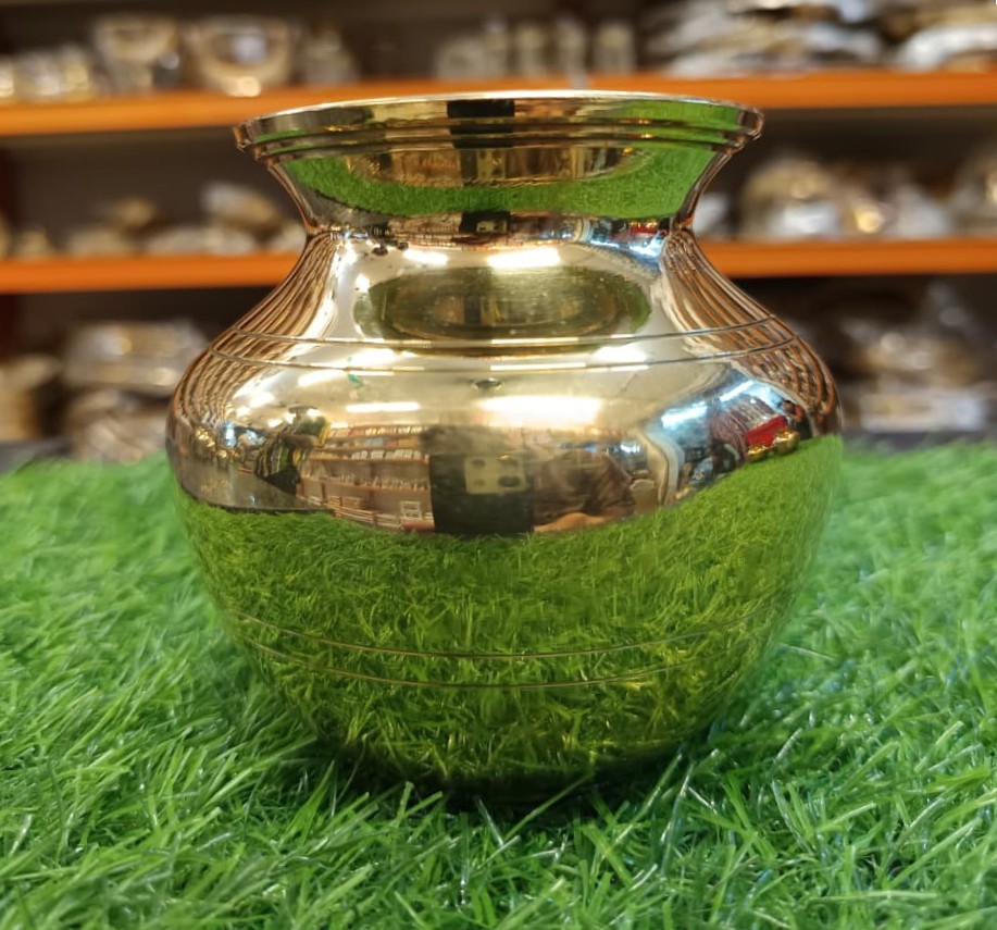 Brass heavy plain lotta (No 3)