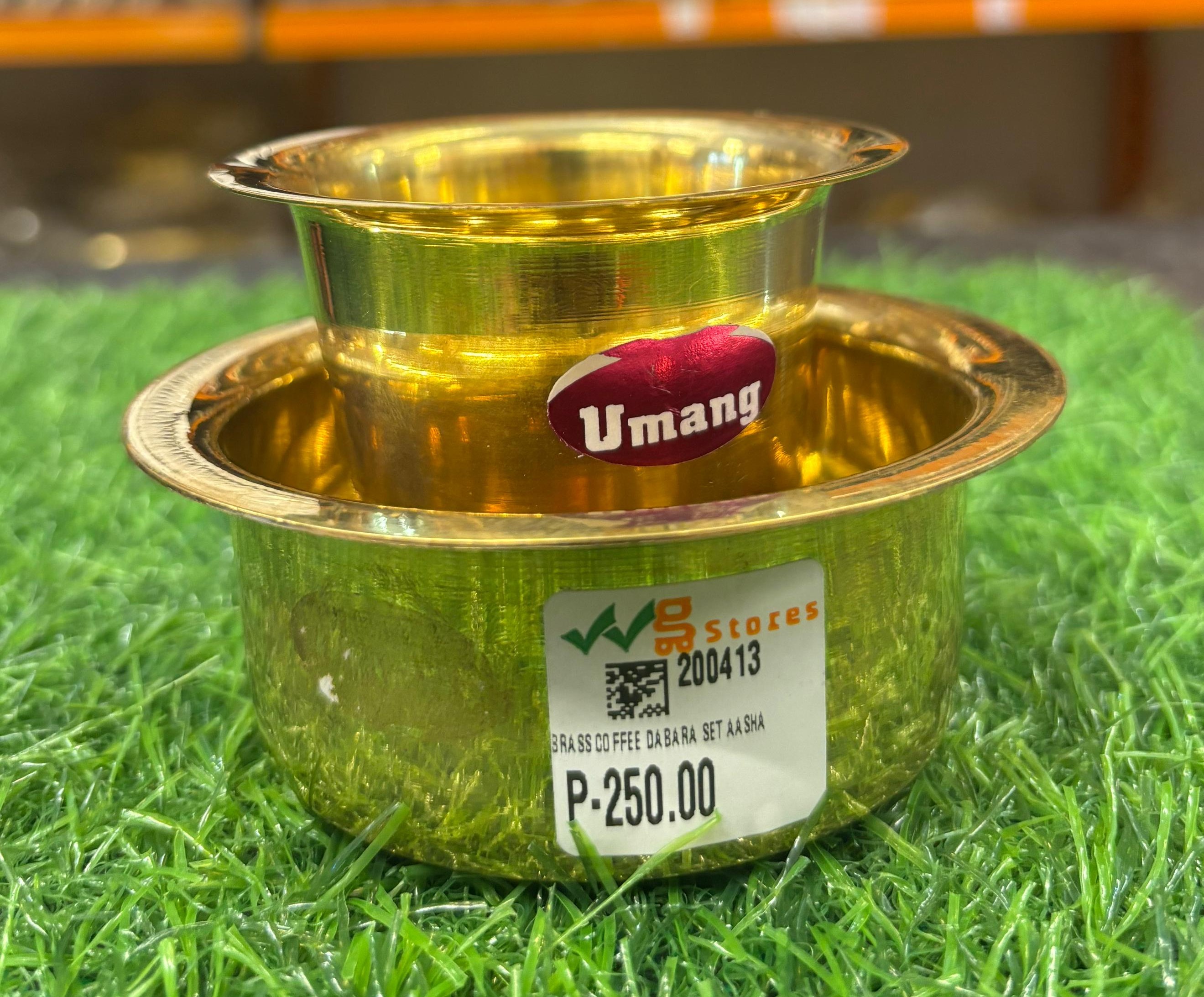 Brass Light/weight coffee dabara set