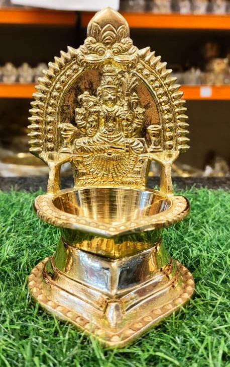 Brass kamatchi deepam karumbu kamatchi (NO-2)