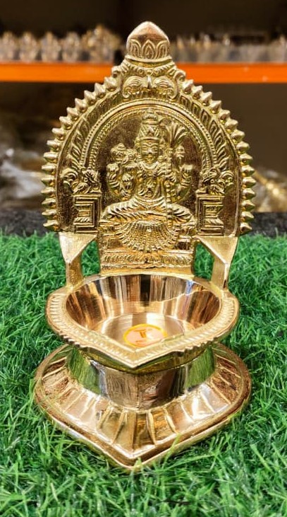 Brass kamatchi deepam karumbu kamatchi (N0-3)