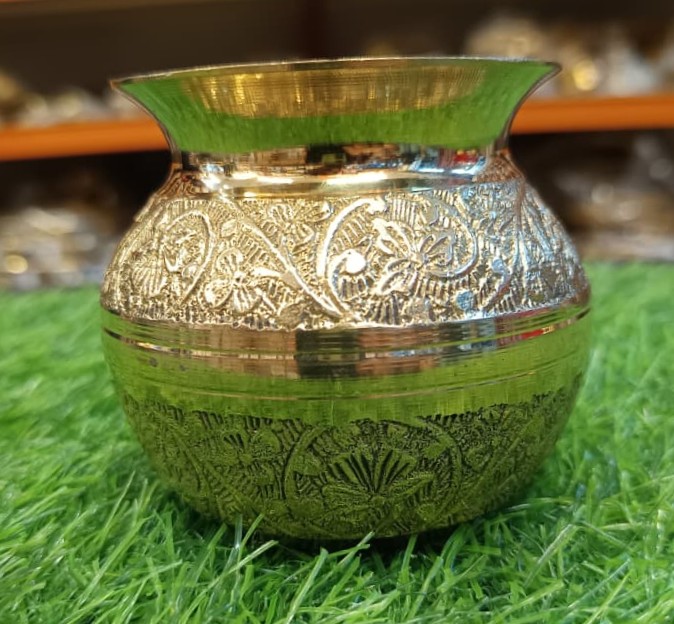 Brass embosed lotta (NO 0)