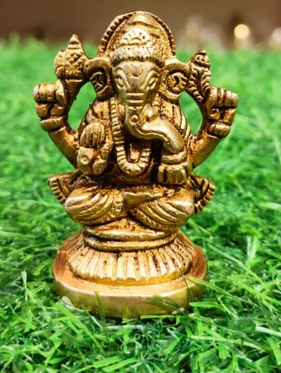 Brass Antic vinayagar (SIZE 1)