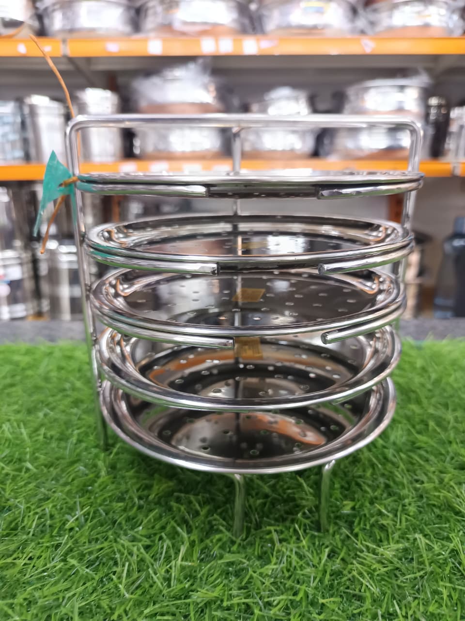 S.S. Idiyappam Steamer Stand (6 Plates)