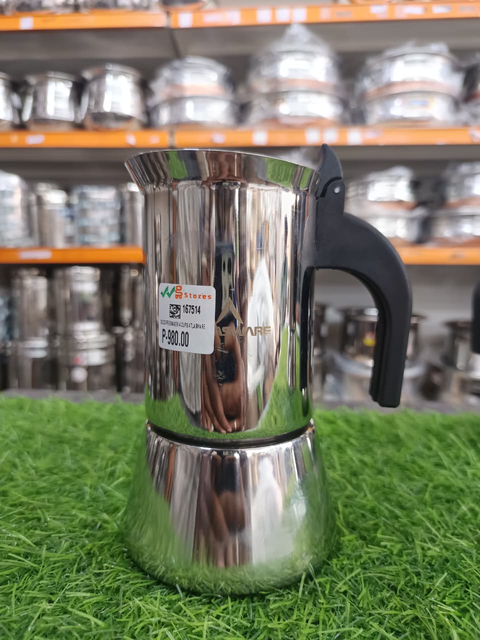 S.S. Coffee Maker 4Cup