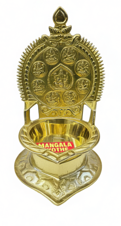 Astalaxmi round face deepam viiakku (size 2)