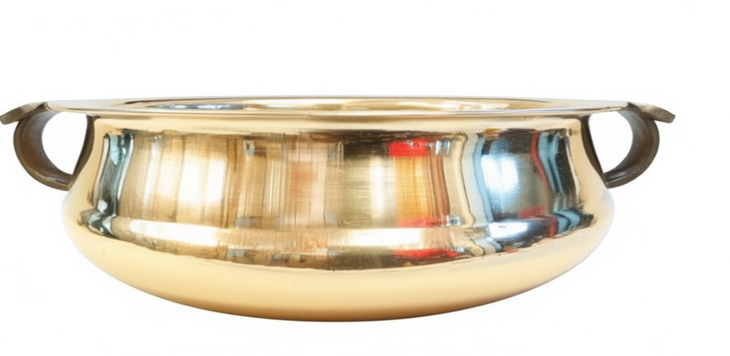 Brass flower uruli (No 9)