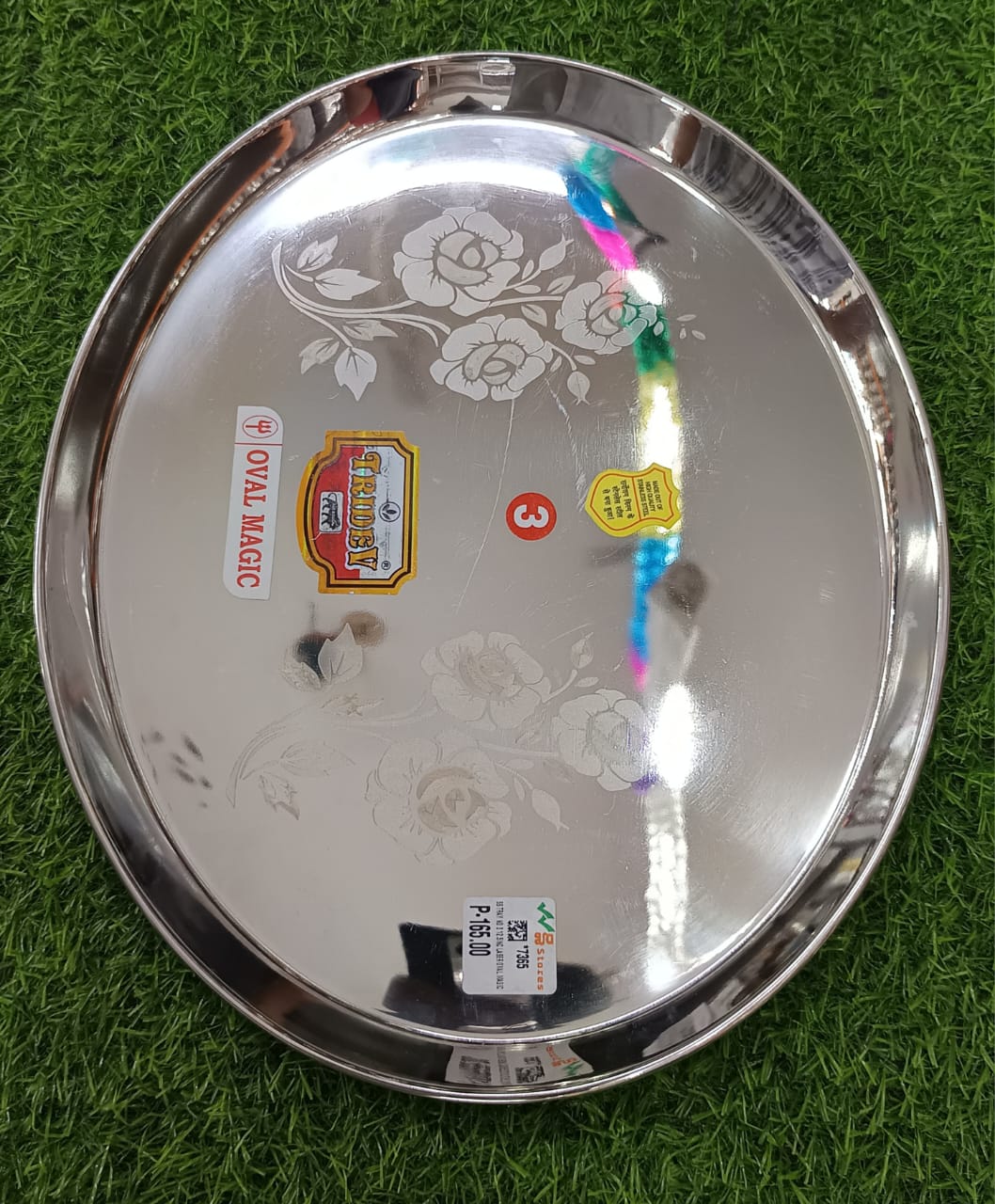 S.S Oval Tray