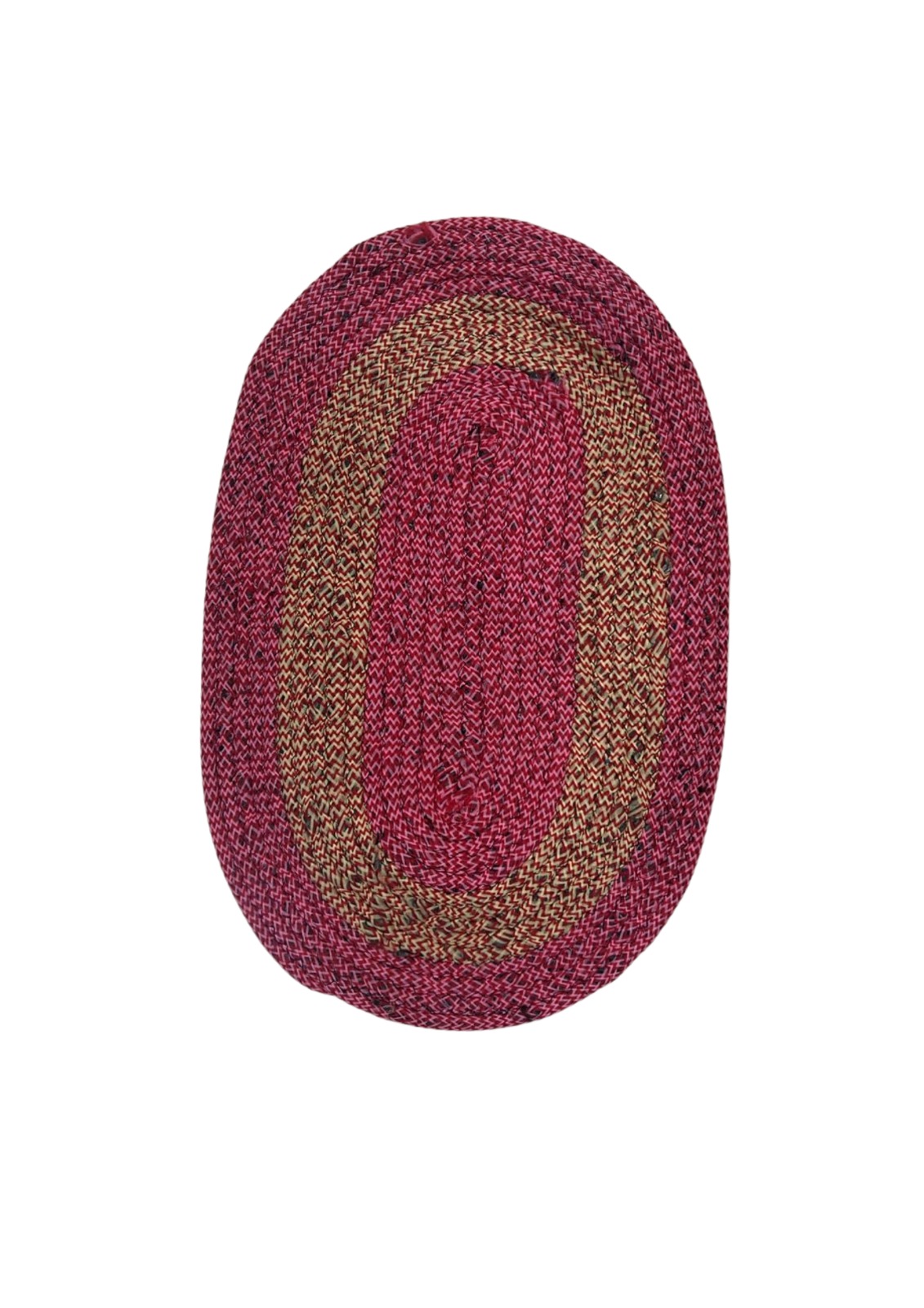 Braided oval Doormat