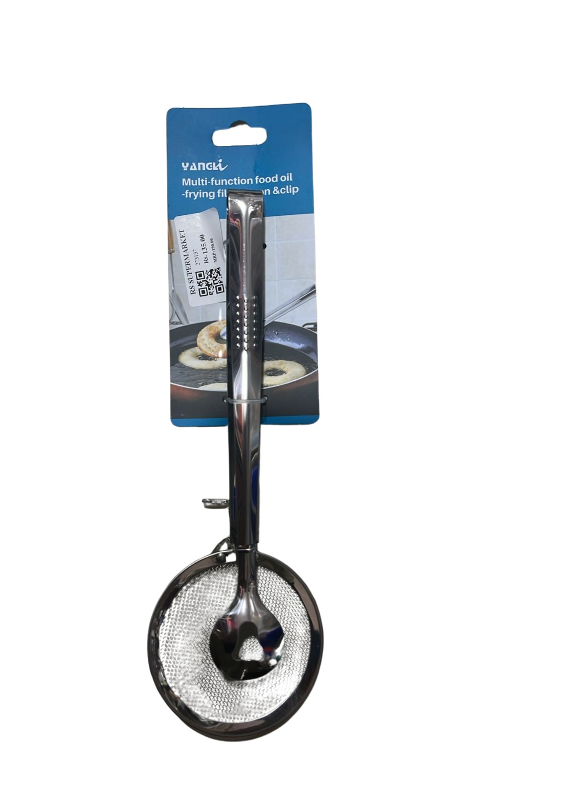 Multi-function food oil -frying filn &clip