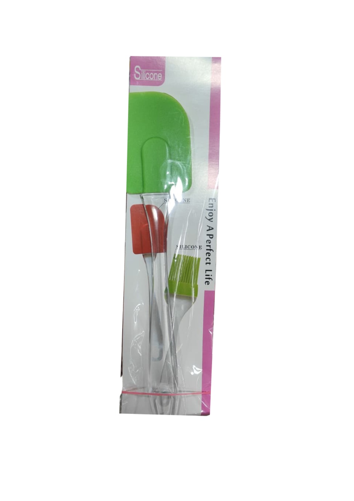 Silicone spatula and pastry brush set