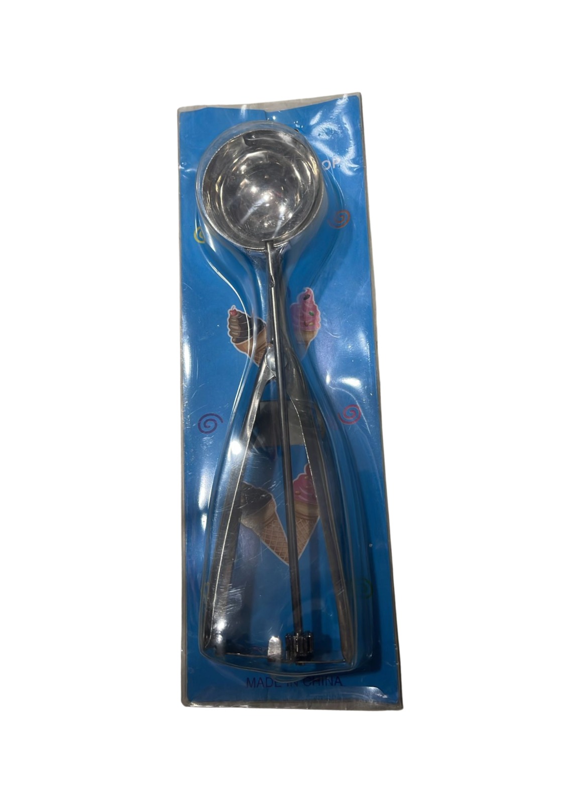 Stainless steel ice cream scoop