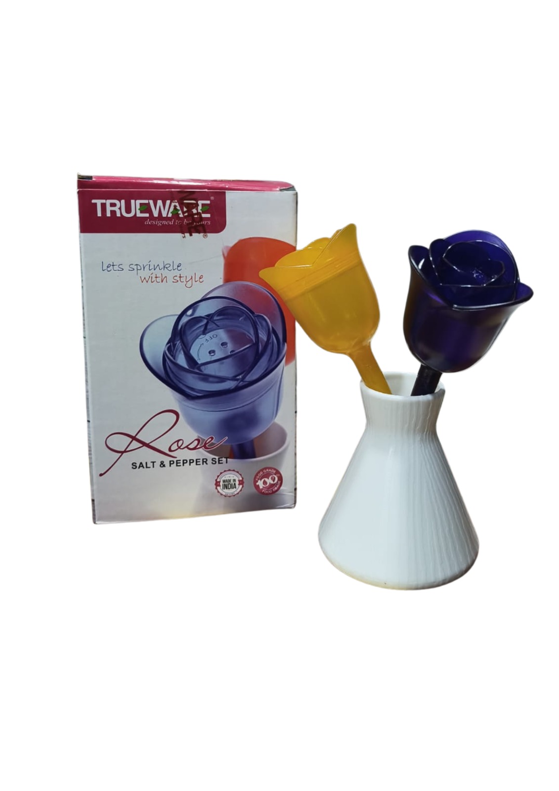 Trueware "Rose"salt and pepper set